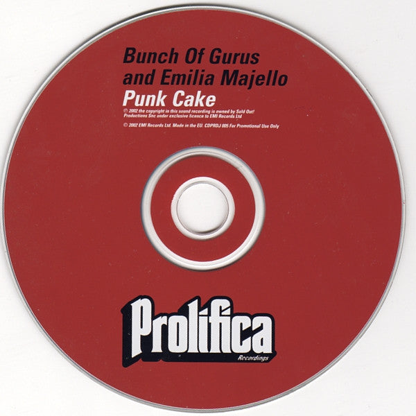 Bunch Of Gurus And Emilia Majello : Punk Cake (CD, Single, Promo)