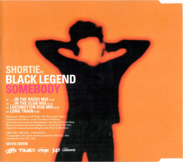 Shortie Vs Black Legend : Somebody (CD, Maxi)