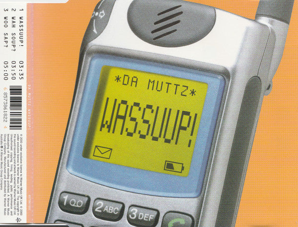 Da Muttz : Wassuup! (CD, Single)