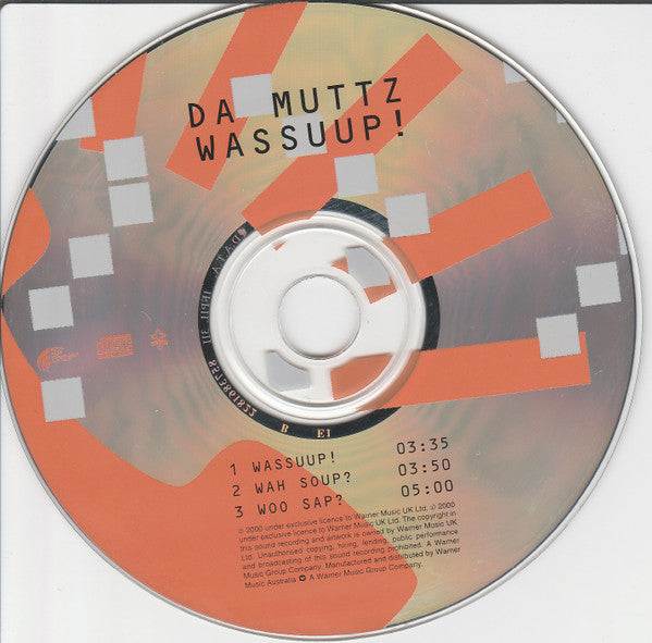 Da Muttz : Wassuup! (CD, Single)