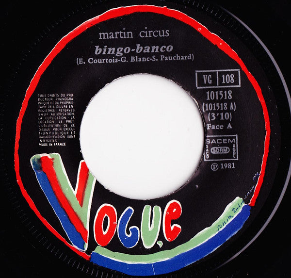 Martin Circus : Bingo-Banco (7", Single)
