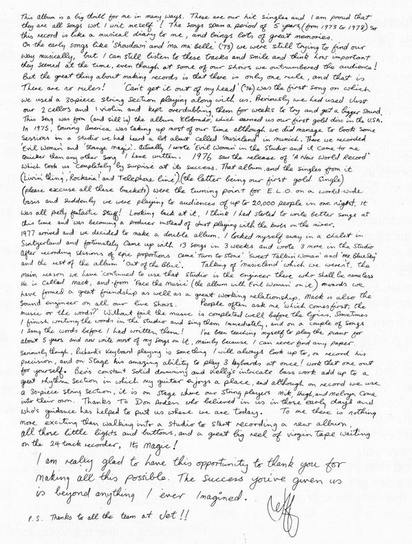 Electric Light Orchestra : ELO's Greatest Hits (CD, Comp, RE)