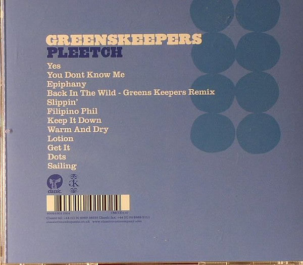 Greens Keepers : Pleetch (CD, Album)