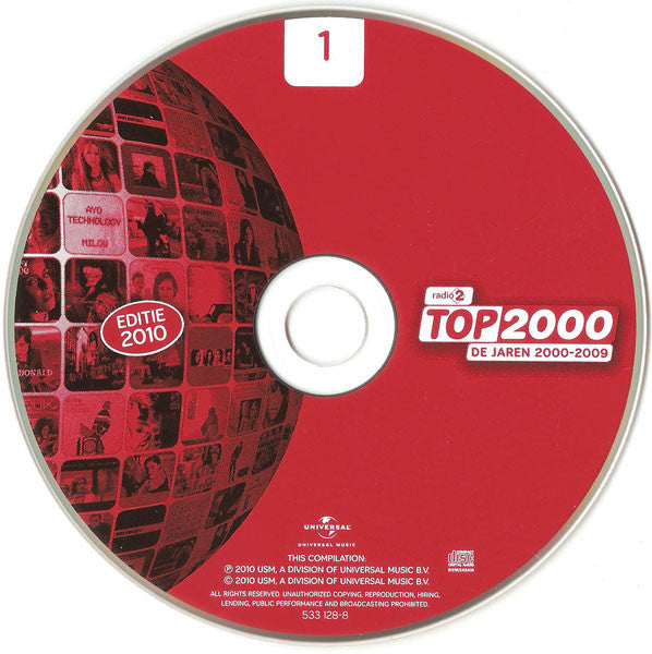 Various : Top 2000 - De Jaren 2000 - 2009 (4xCD, Comp)