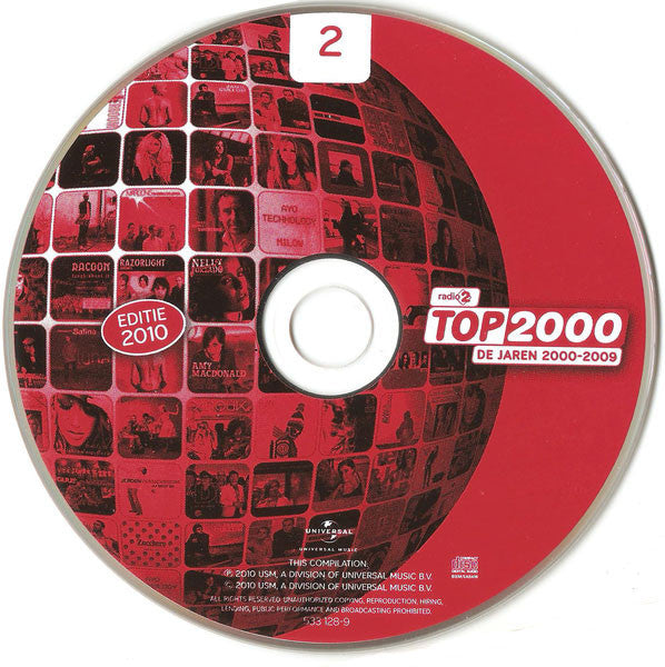 Various : Top 2000 - De Jaren 2000 - 2009 (4xCD, Comp)