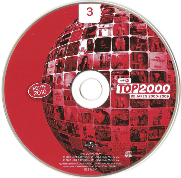 Various : Top 2000 - De Jaren 2000 - 2009 (4xCD, Comp)