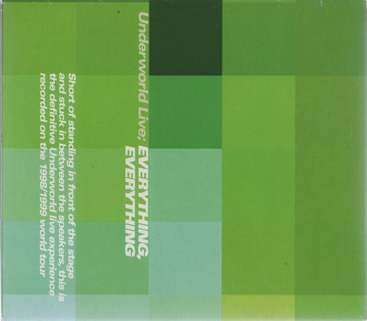 Underworld : Everything, Everything (Underworld Live) (CD, Album)