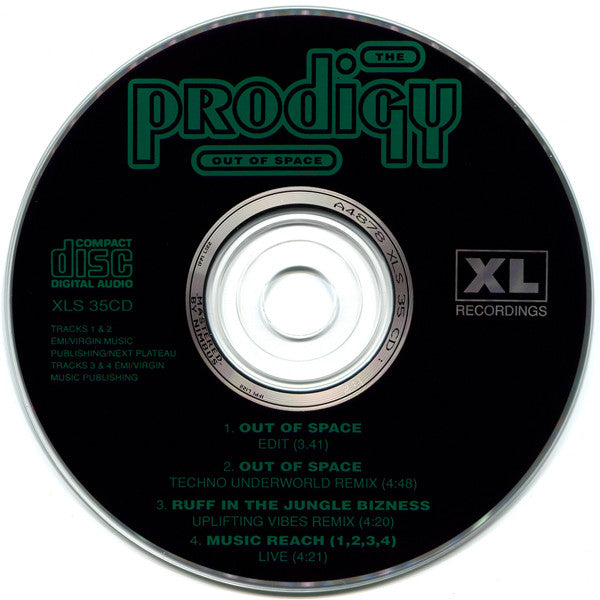The Prodigy : Out Of Space (CD, Single, RE)