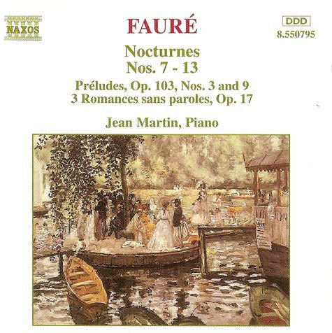 Gabriel Fauré / Jean Martin : Nocturnes Vol. 2 (CD, Album)