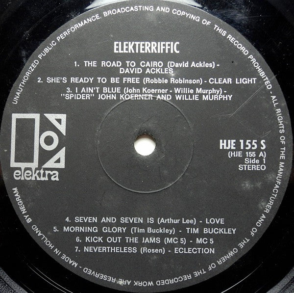 Various : Elekterriffic (LP, Comp)