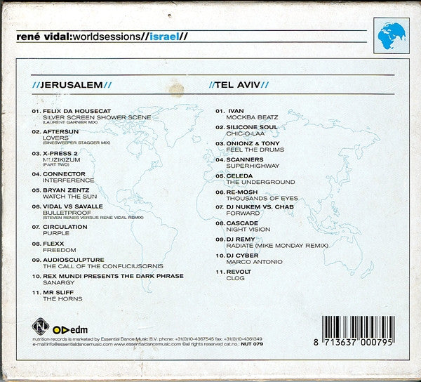René Vidal : Worldsessions // Israel // (2xCD, Mixed)