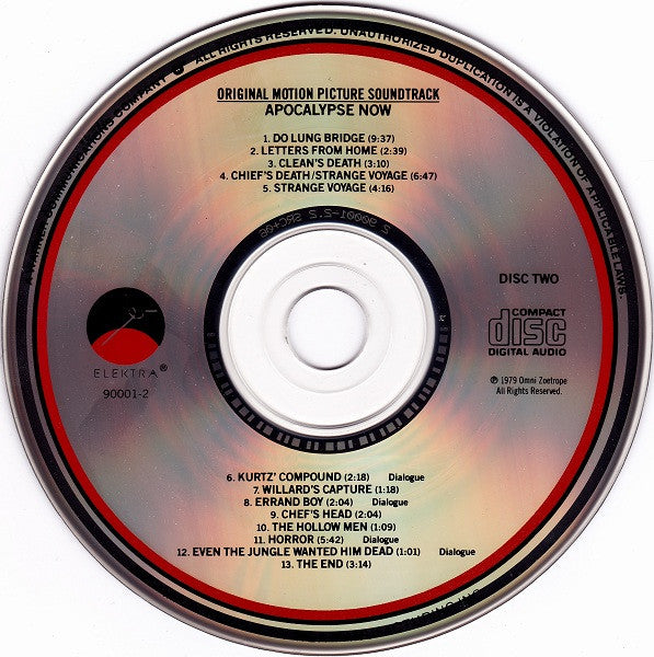 Carmine Coppola & Francis Ford Coppola : Apocalypse Now (Original Motion Picture Soundtrack) (2xCD, Album, RE)
