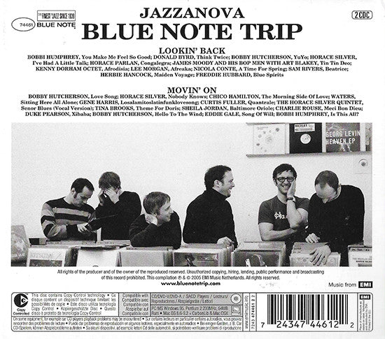 Various : Blue Note Trip - Jazzanova - Lookin' Back / Movin' On (2xCD, Comp, Mixed)