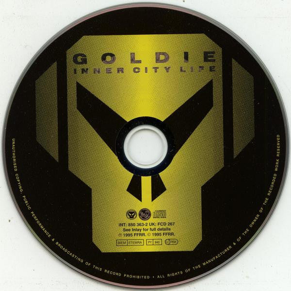 Goldie : Inner City Life (CD, Single)