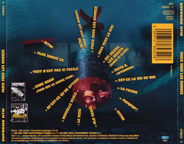 Suprême NTM : Paris Sous Les Bombes (CD, Album)