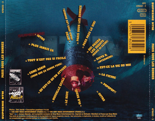 Suprême NTM : Paris Sous Les Bombes (CD, Album)