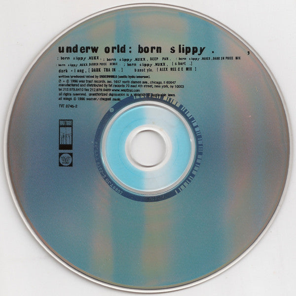 Underworld : Born Slippy (CD, Maxi)