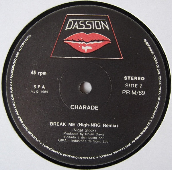 Charade (2) : Break Me (12")