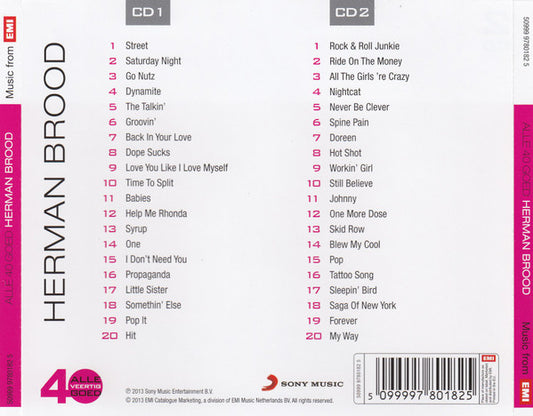 Herman Brood : Alle 40 Goed (2xCD, Comp)