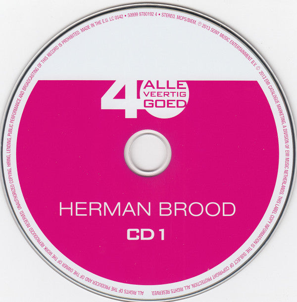 Herman Brood : Alle 40 Goed (2xCD, Comp)