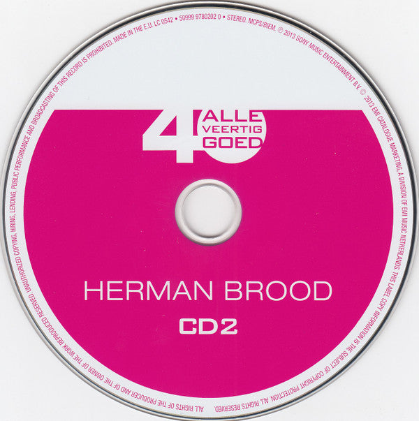 Herman Brood : Alle 40 Goed (2xCD, Comp)