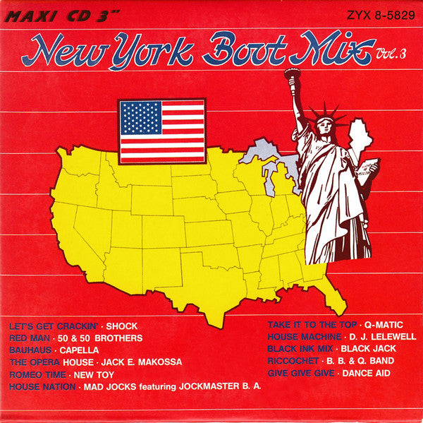 Various : New York Boot Mix Vol. 3 (CD, Mini, Maxi, Mixed)