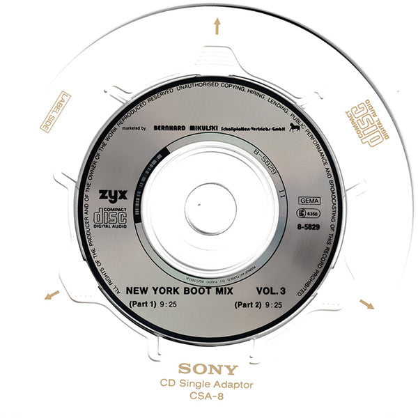 Various : New York Boot Mix Vol. 3 (CD, Mini, Maxi, Mixed)