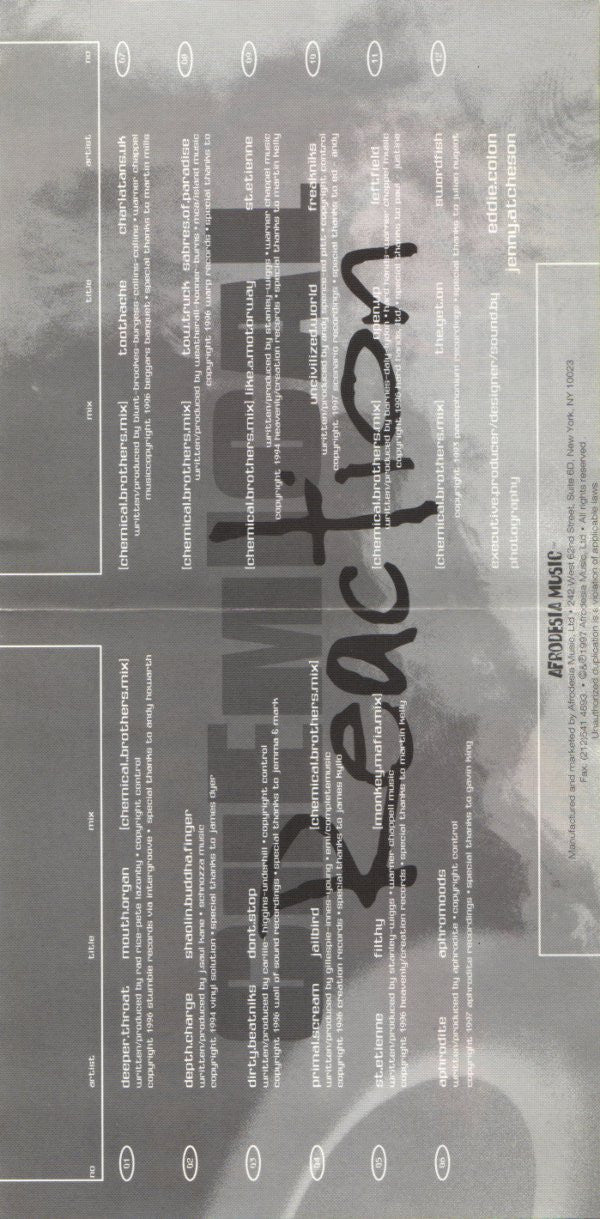 Various : Chemical Reaction (CD, Comp, Mixed)