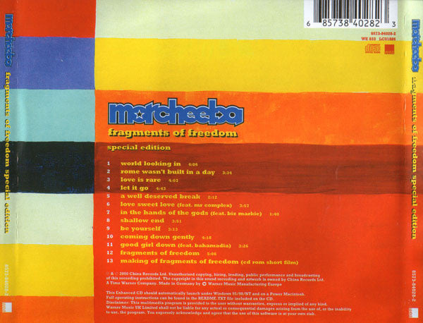 Morcheeba : Fragments Of Freedom (CD, Album, Enh, S/Edition)