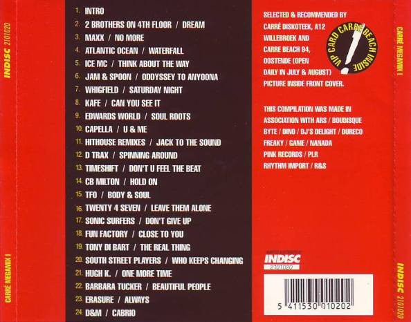 Various : Carré Megamix I (CD, Comp, Mixed)
