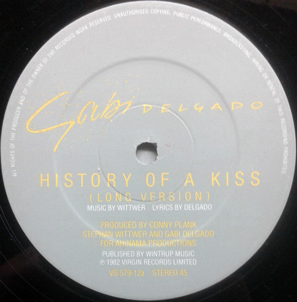 Gabi Delgado : History Of A Kiss (12")