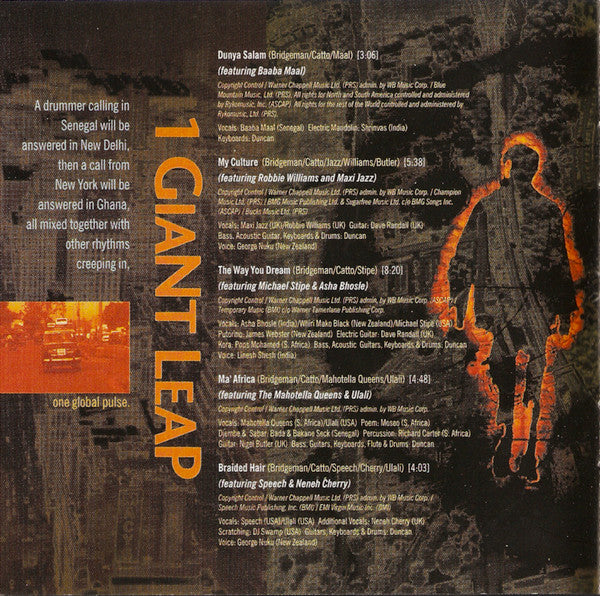 1 Giant Leap : 1 Giant Leap (CD, Album)