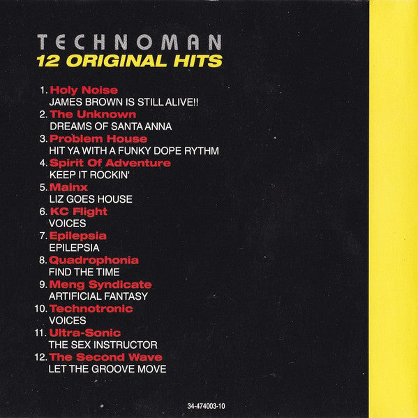 Various : Technoman (12 Original Hits) (CD, Comp)