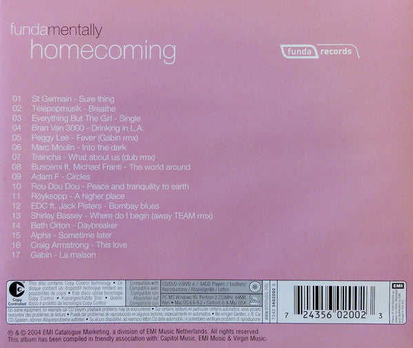 Various : Fundamentally Homecoming (CD, Comp, Copy Prot.)