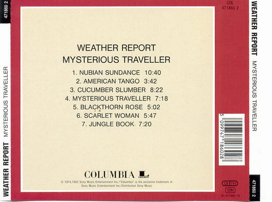 Weather Report : Mysterious Traveller (CD, Album, RE, RM)