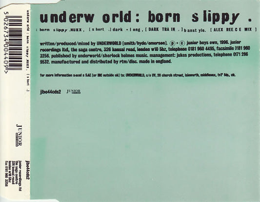 Underworld : Born Slippy .NUXX (Short) (CD, Single, CD2)